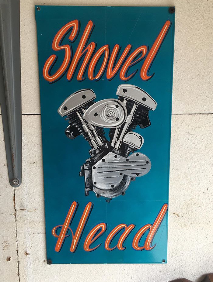 Sign panel - "Shovel Head"