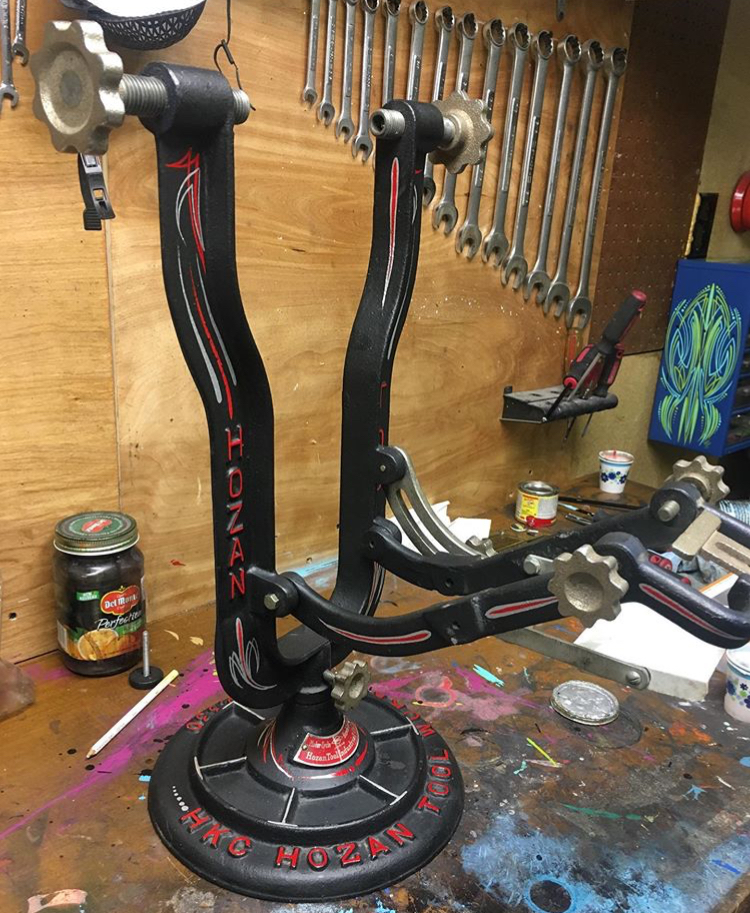 red accents added and pinstriping