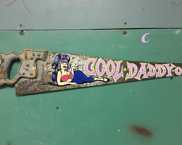 Saw Art - "Cool Daddy O" PIn up 