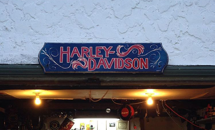 Motorcycle Shop sign - "Harley Davidson"