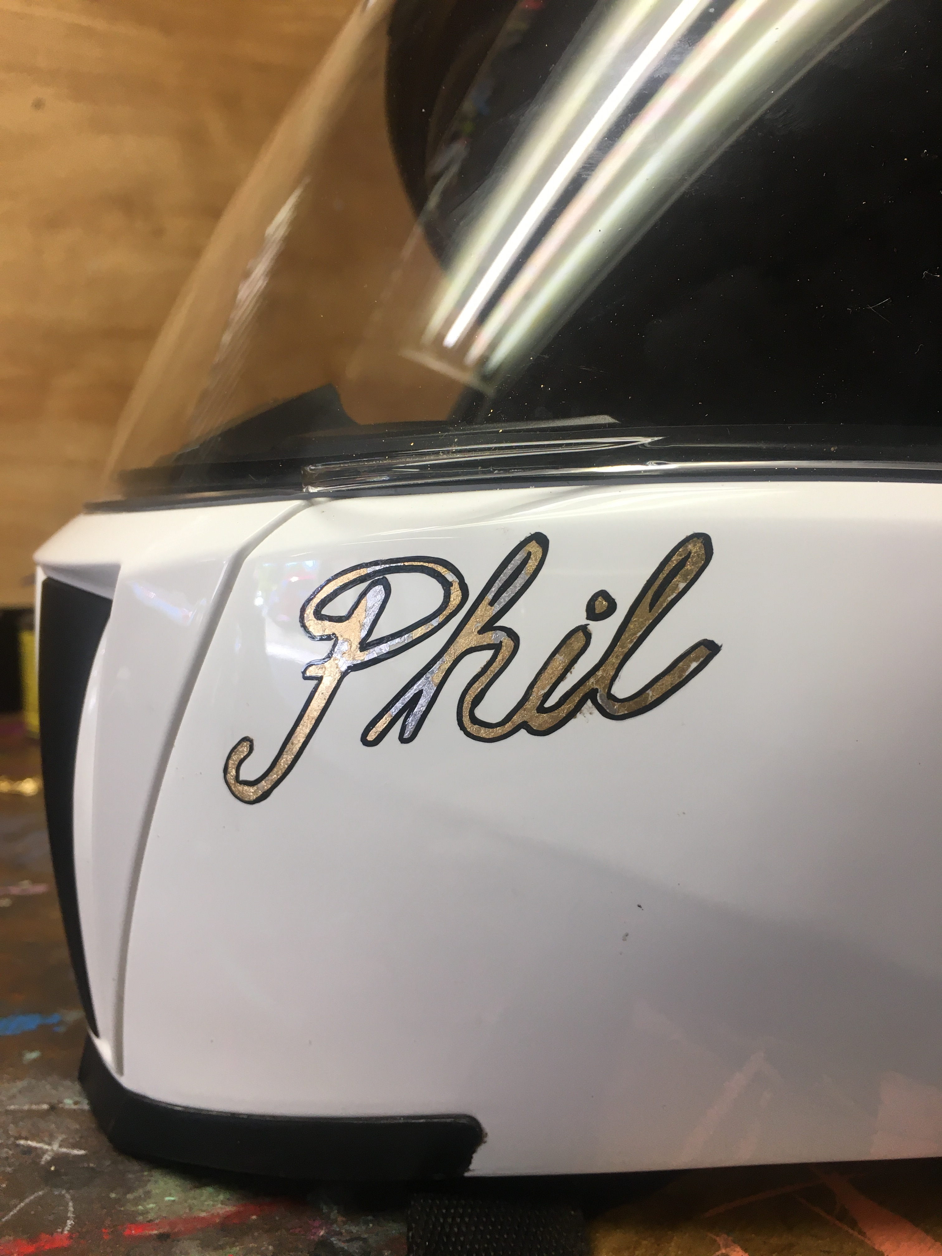 "Phil" Daddy dearest Full face helmet